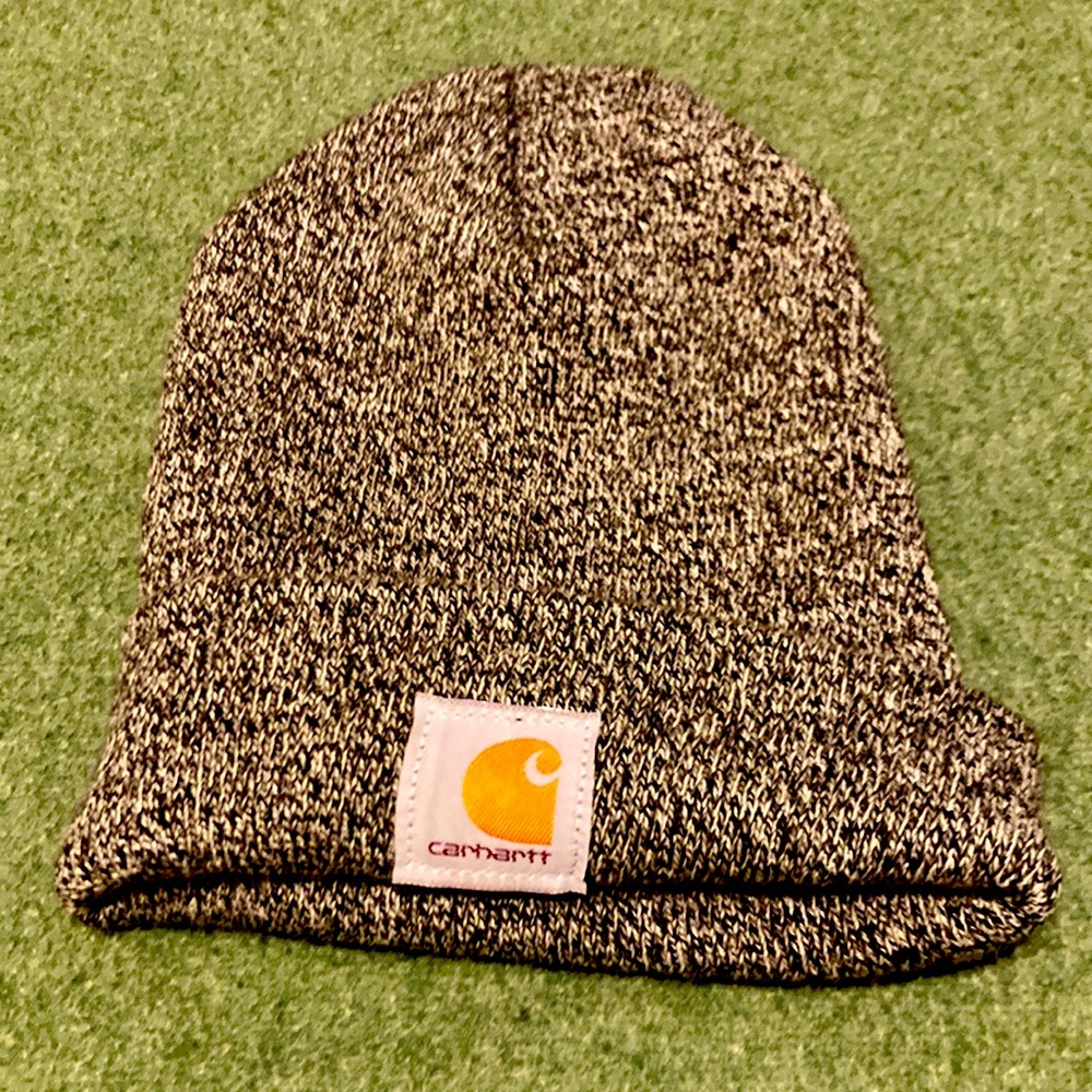 Gray Carhartt beanie